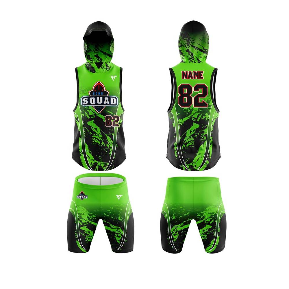 Flag Football Uniform With Hood